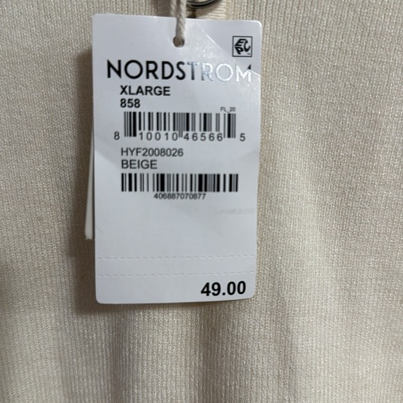 Cali Be Nordstrom sweater Super soft NWT!! Size says XL but see measurements - Picture 3 of 6